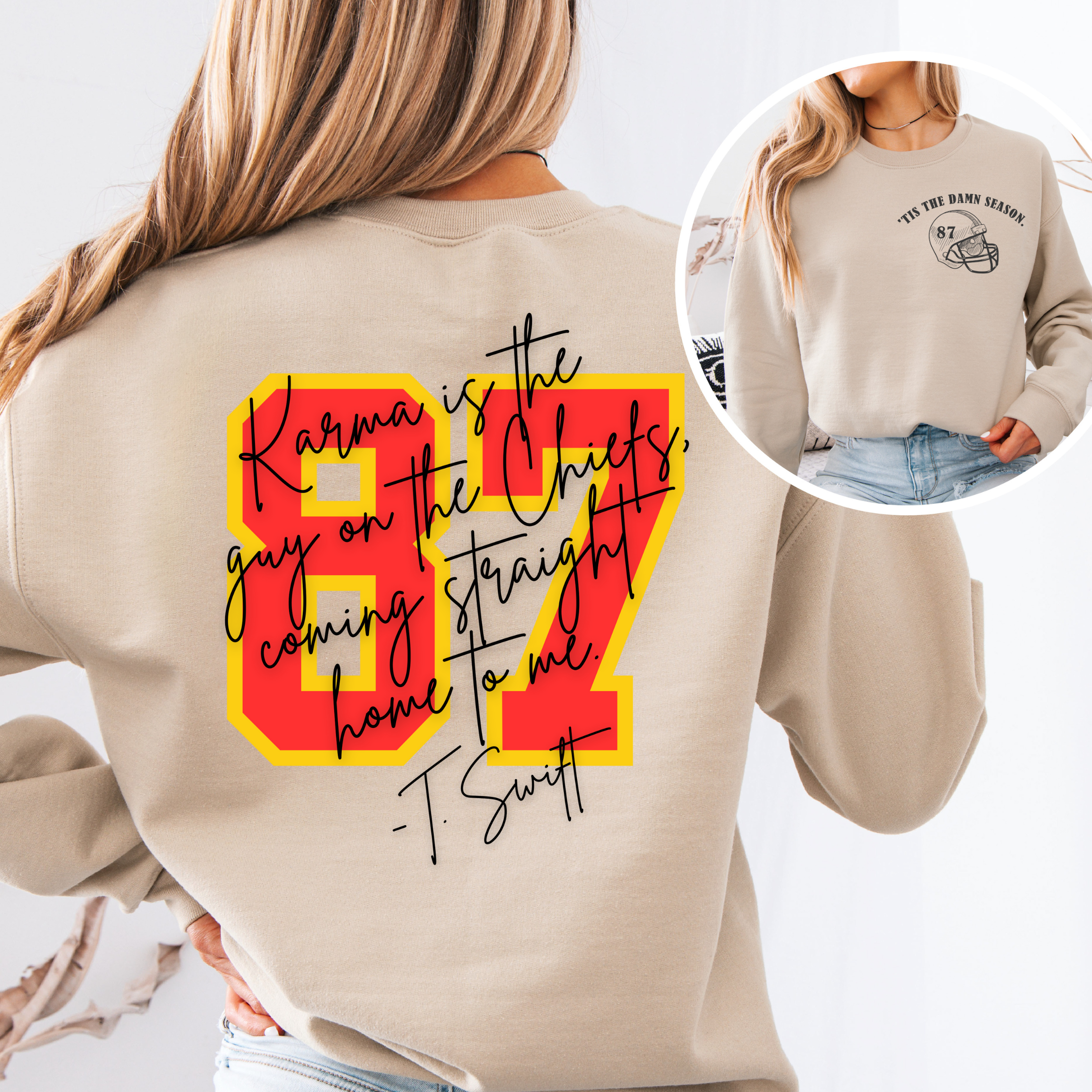 Travis Kelce Crewneck Sweater